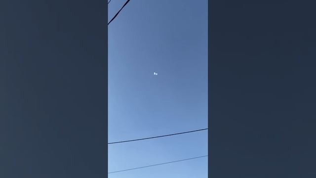 Перехват воздушной цели в небе над Донецком несколько минут назад. смотреть онлайн