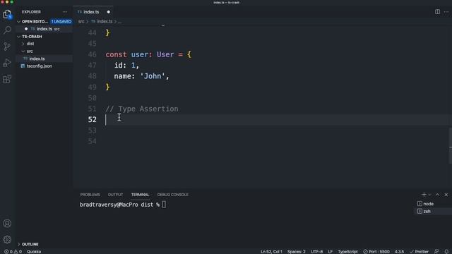 TypeScript Crash Course