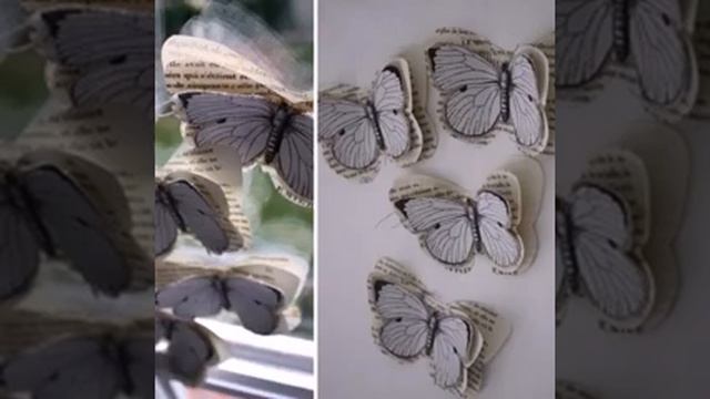 Как сделать декор интерьера бабочками How to make interior decoration butterflies смотреть онлайн