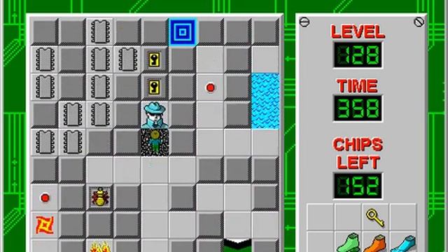 Chip's Challenge 1 Level 128 (All Full) - 315 seconds смотреть онлайн