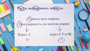 Буквы а - о в корне -рас-, -раст-, -ращ- | 5 класс