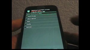 Установка кастомного меню Recavery на Samsung Note 2 android 4.4.2.