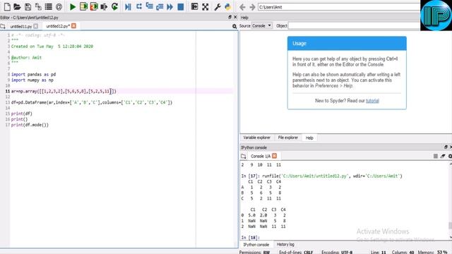 Descriptive Statistics | Dataframe | Data Handling Using Pandas -2 | Part 1 | Class 12 | IP | Pytho смотреть онлайн