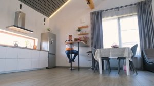 Одноэтажный дом из газобетона с двускатной крышей/Обзор вдохновляющего дома