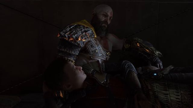 God of War Ragnarok - Кратос рассказывает Атрею историю на ночь