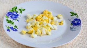 Салат с мидиями и овощами