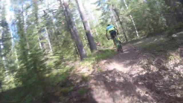 Пасторский XCM 2023, вид вперёд... до конца разметки
