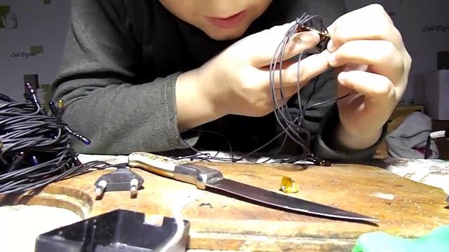 Мини-Влог | Я паяю гирлянду)))) смотреть онлайн