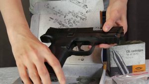 Пневматический пистолет Gletcher SW MP пластик | Рос-Арт