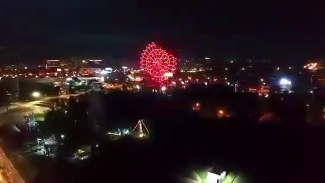 НОВОСИБИРСК, новое колесо обозрения на речном вокзале