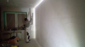 Механизированная шпаклёвка стен мокрое по мокрому Даногипс Джет 9