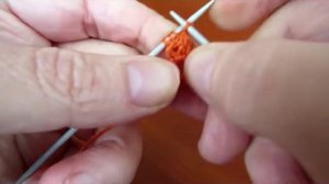 Вязание шнура i cord спицами