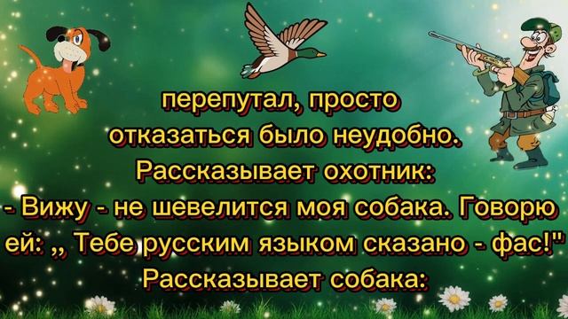 Анекдот про охотника и собаку