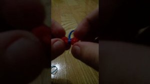 Плетение из резинок кольцо " бант"