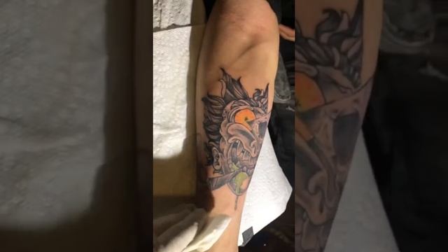 Forearm tattoo (rick)