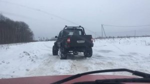 Уаз Патриот на шинах низкого давления