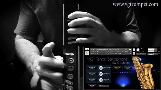 Subtone Tenor Saxophone Kontakt sound library and AKAI EWI4000s, nki and wav. смотреть онлайн