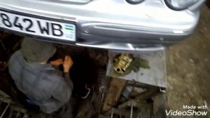 Замена масленого насоса Mersedes W 210. Шум мотора M112. часть 1
