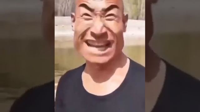 crazy chinese man screeming