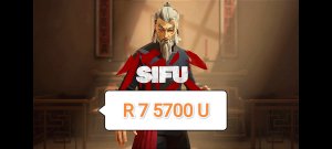 Sifu v.1.25 - тест игры на Lenovo R 7 5700 U