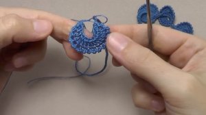 УРОК ВЯЗАНИЯ.Элемент для ирландского кружева.Crochet flower pattern.Irish lace.