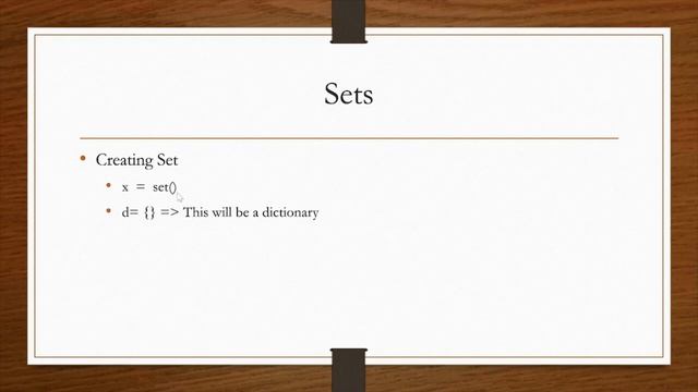 Python Full Course 55 Sets in Python