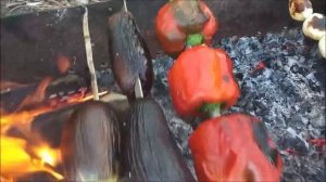 ВКУСНЕЙШИЙ ТЕПЛЫЙ САЛАТ НА КОСТРЕ, ТЕПЛЫЙ САЛАТ НА МАНГАЛЕ, ОВОЩИ НА МАНГАЛЕ, ЧТО ПРИГОТОВИТЬ НА МА