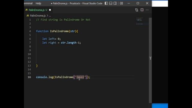 #3 - LeetCode  Palindrome String Solution - JavaScript | find String is Palindrome  using JavaScrip