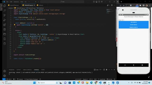 React Native AsyncStorage: Storing Data Securely on Mobile Devices (Urdu/Hindi) Part 1 смотреть онлайн