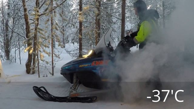 Lynx Safari 400 -37'C Cold start смотреть онлайн