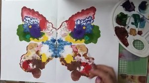 Монотипия урок2 Бабочка