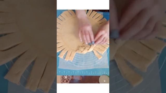 очень вкусный здобный пирог с вишней на бездрожжевом тесте?♨️