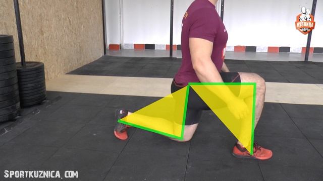 Выпады на месте - Техника выполнения