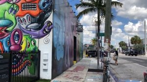 Wynwood Walls - район граффити в Майами Флорида