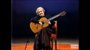 María Luisa Anido plays and Brouwer claps !