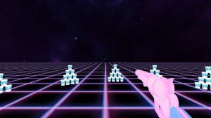 Vaporwave Shooter Game Test