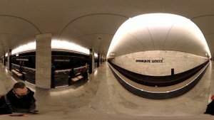 Пятницкое шоссе. Московское Метро. 4К 360 VR Video. Moscow Subway.