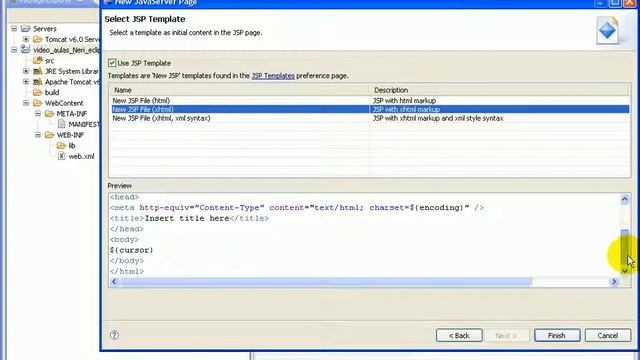 aula 134 java ee Criando e testando index_jsp no Eclipse смотреть онлайн