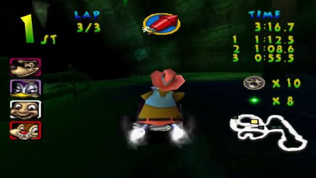 Walt Disney World Quest: Magical Racing Tour 105% - Part 1 - Big Thunder Mountain смотреть онлайн