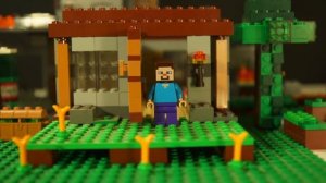 ПРИВЕТ СОСЕД в Майнкрафте - Лего НУБик Балди - LEGO Minecraft