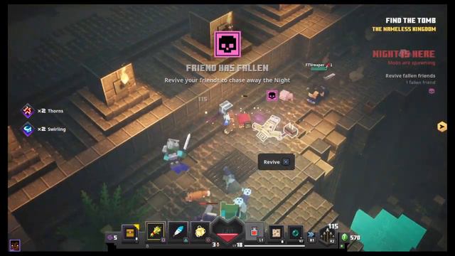 Discovering a STRONGHOLD! (Minecraft Dungeons) смотреть онлайн