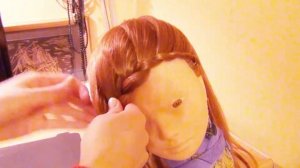 Коса на лоб