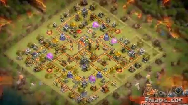Лучшее планировки для clash of clans от 7тх-14тх!!