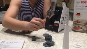 Обзор мясорубки BOSCH CompactPower