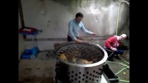 Перосъемная машина для ощипа крупной птицы(гуси, индейки)
