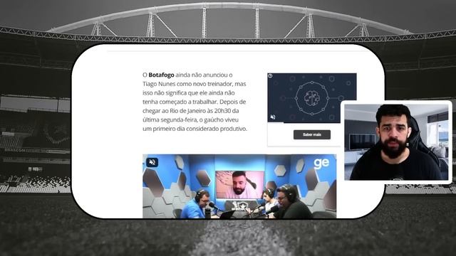APRESENTAÇÃO DE TIAGO NUNES NO BOTAFOGO ! MIDIA ACREDITA NO.. NOTICIAS DO BOTAFOGO HOJE