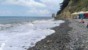 Геленджик. Село Прасковеевка. Пляж "Скала парус". 1.07.2023