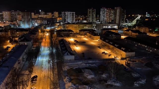 Ночной таймлапс. Город Верхняя Пышма
