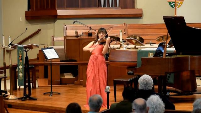 E. Ysaye: Sonata No. 3 Ballade for Solo Violin - Annelle K. Gregory violin