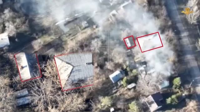 Уничтожение склада ВСУ в застройке